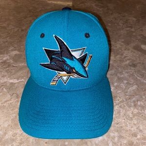Zephyr NHL San Jose Sharks "ZHATS" Wool Blend Curved Bill Stretch Fit Hat